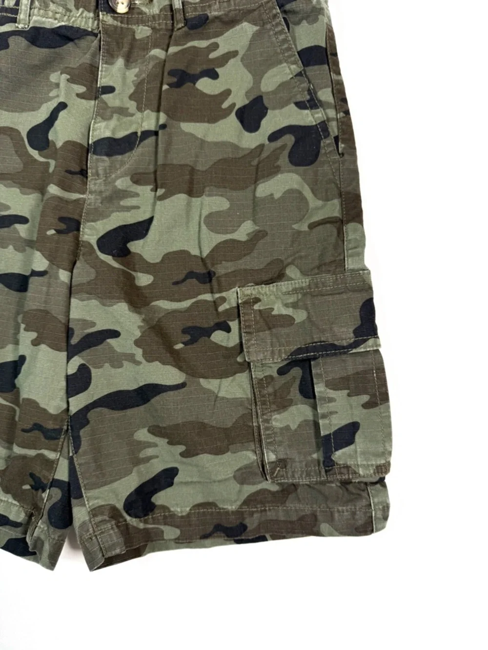 OLD‎ NAVY Boys' Camouflage Cargo At The Knee Ripstop Bermuda Shorts Size 10